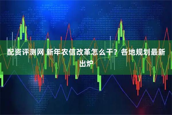 配资评测网 新年农信改革怎么干？各地规划最新出炉